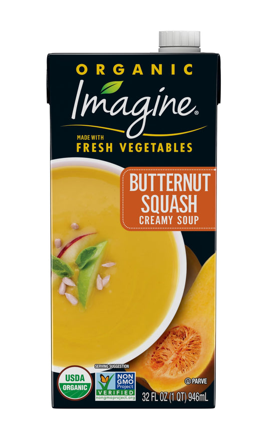 Imagine Organic Butternut Squash Creamy Soup 32 fl. oz (Pack of 6)