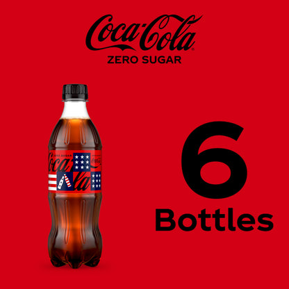 Coke Zero Sugar Diet Soda Soft Drink, 16.9 fl oz, 6 Pack