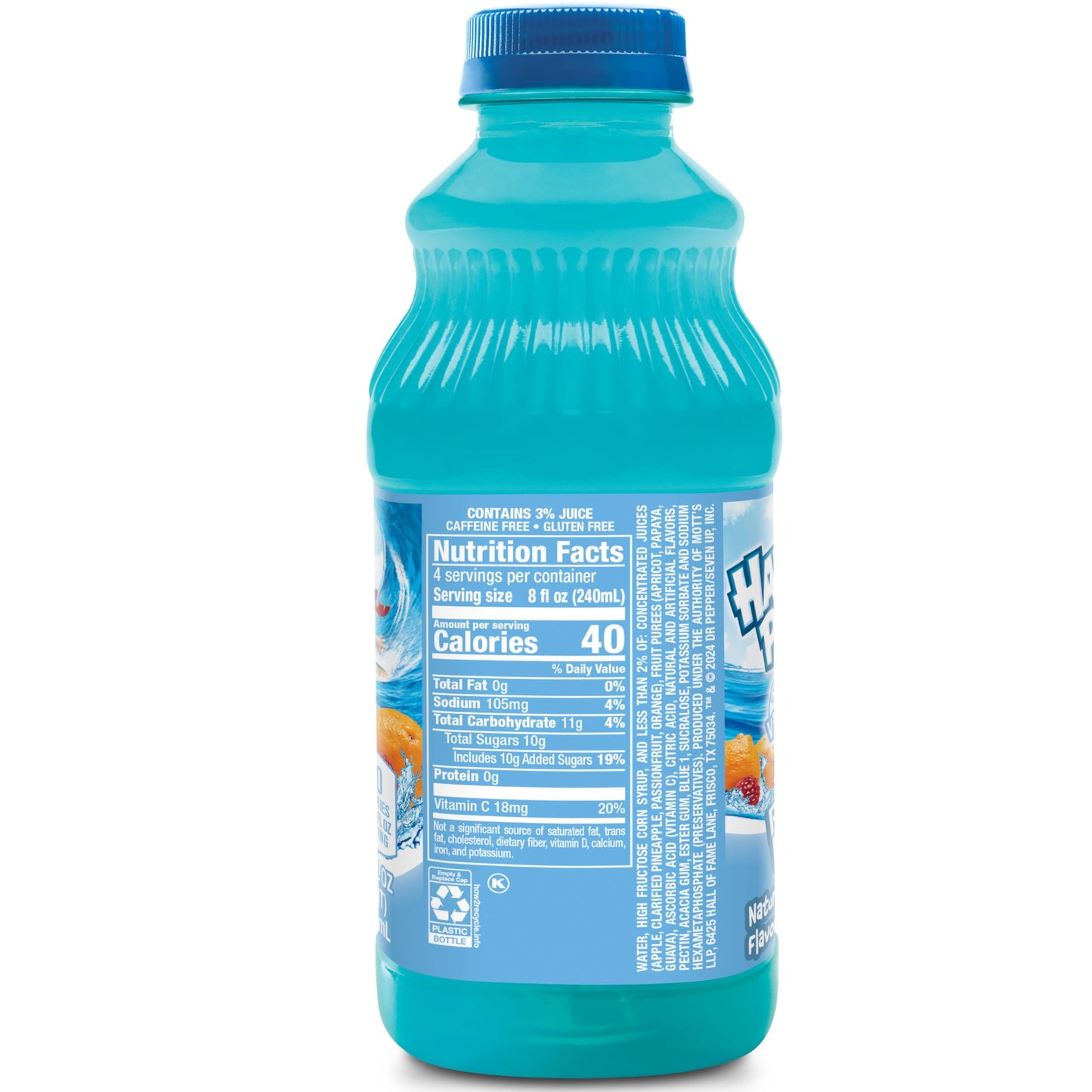 Hawaiian Punch Hawaiian Punch Polar Blast 32oz Bottle, 12 Pack
