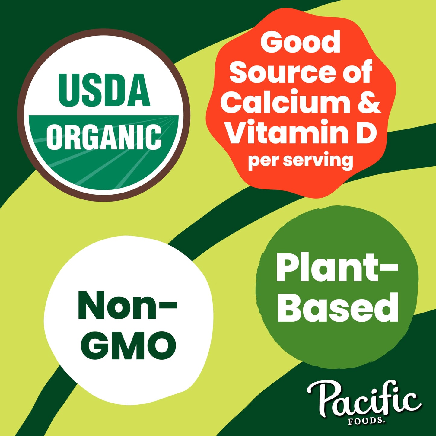 Pacific Foods Original Organic Oat Milk, Plant Based Milk, 32 oz Carton (12 Pack)