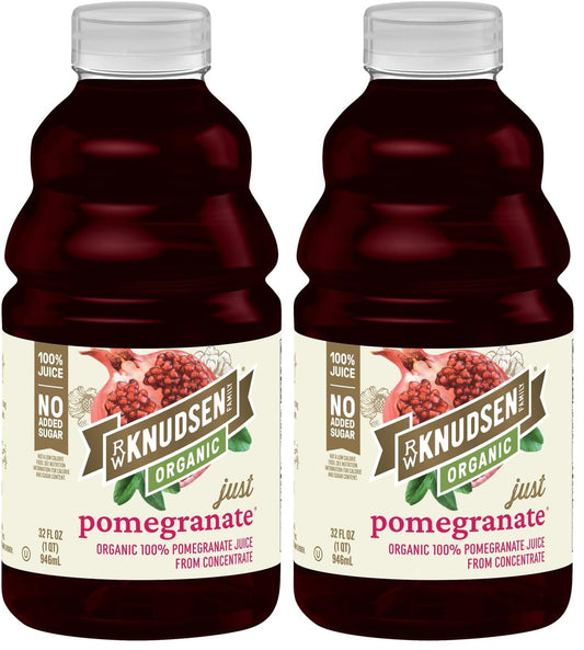 R.W. Knudsen Organic Pomegranate Juice from Concentrate, 32 fl oz (Pack of 2)