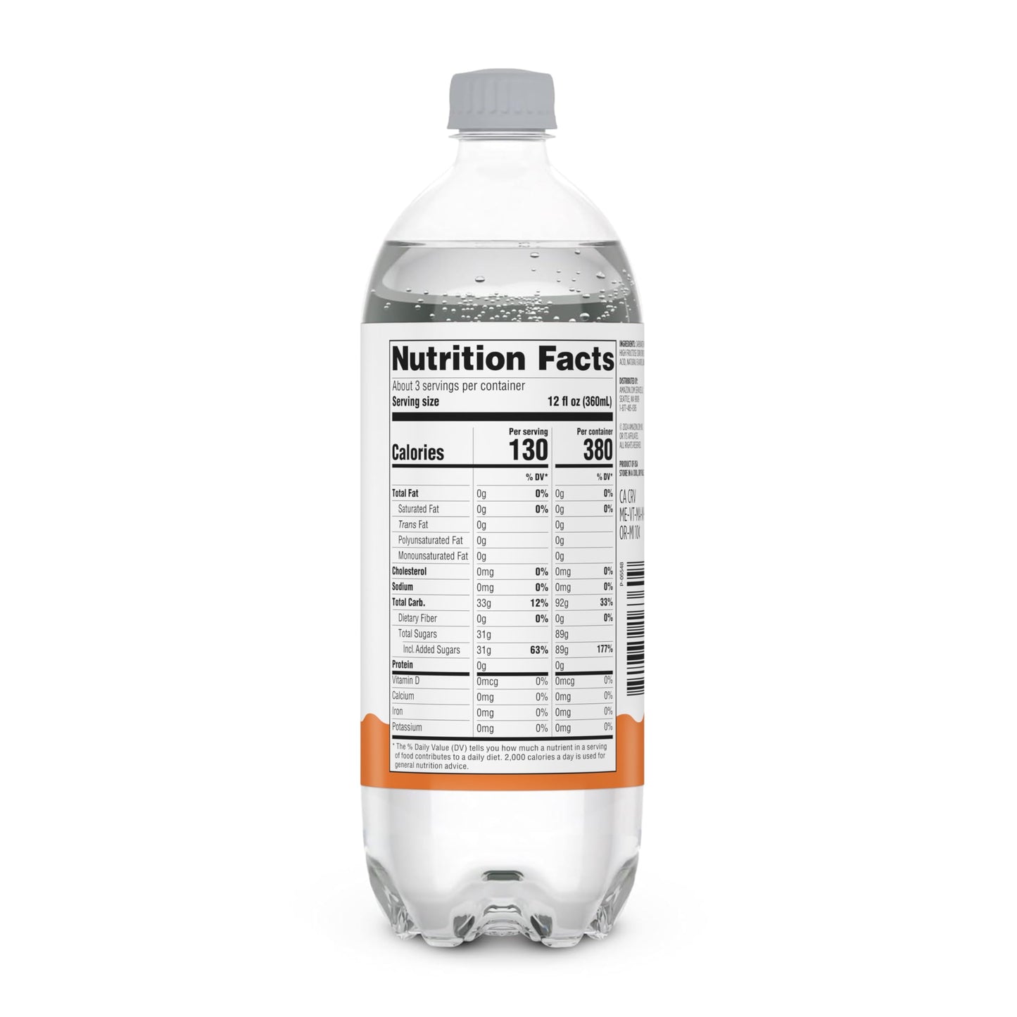 Amazon Grocery, Tonic Water, 33.8 Oz