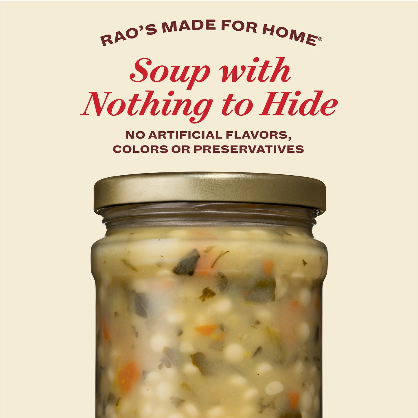 Rao's Homemade Italian Wedding Soup, 16oz, Traditional Italian Heat and Serve Soup, Made with Premium Quality Vegetables