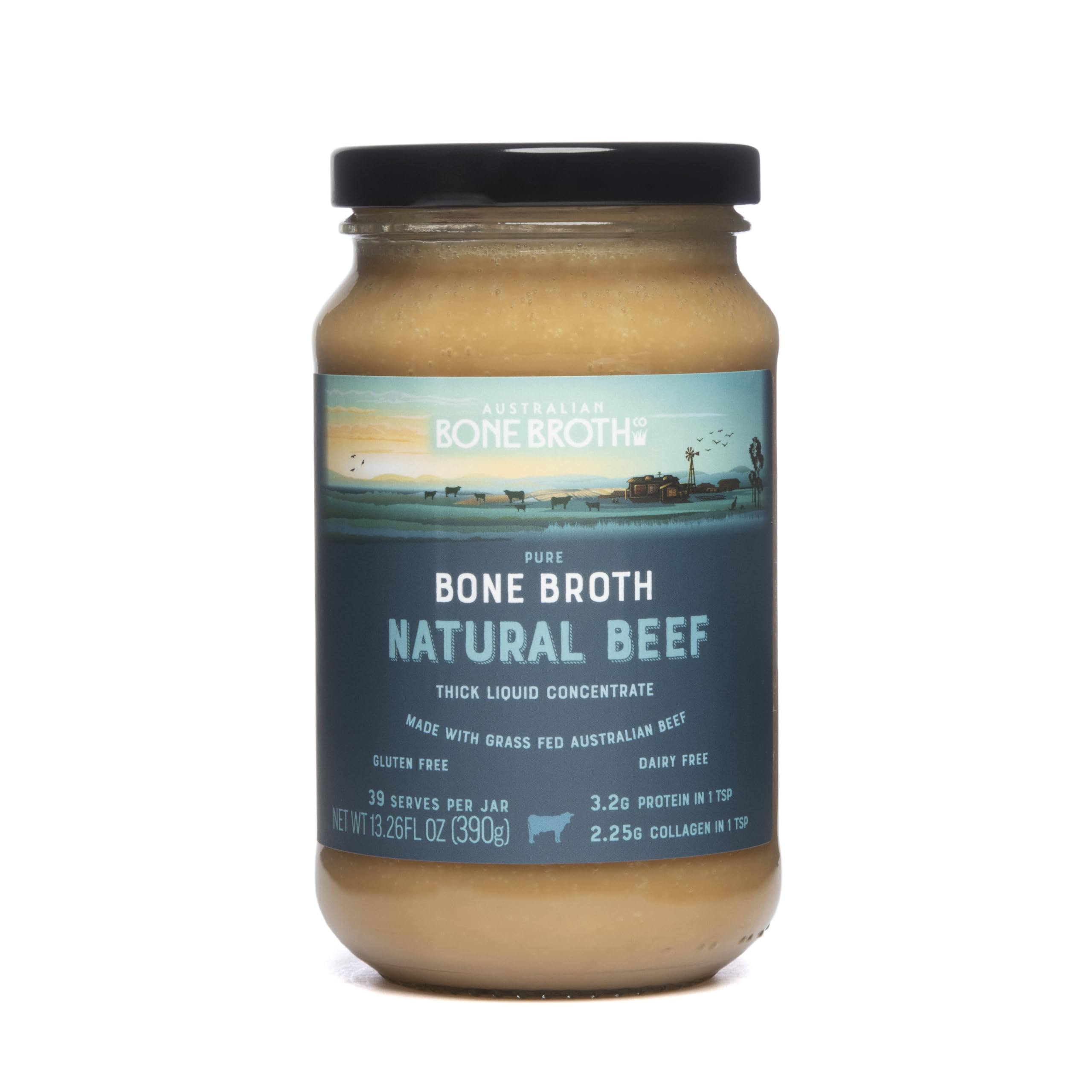 ABBCo Natural Beef Bone Broth Concentrate 13.26 Floz - Made in Austral ...
