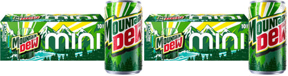 Mountain Dew Soda | Mini Cans | 7.5 Fl Oz | 20-Count