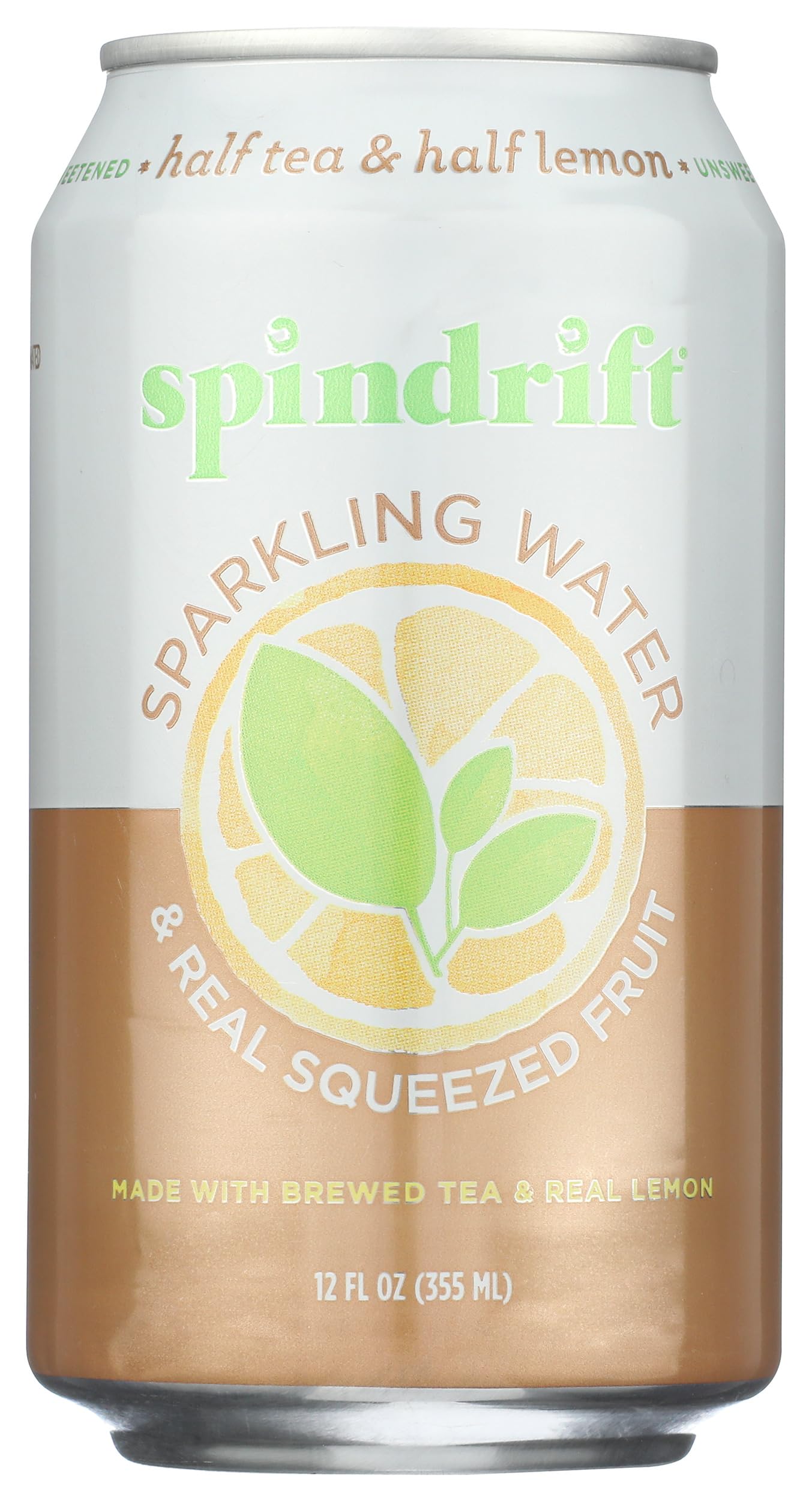 SPINDRIFT Half Tea Half Lemonade Sparkling Water, 12 Fl Oz