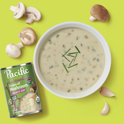 Pacific Foods Organic Cream of Mushroom Soup, 10.5 oz Can