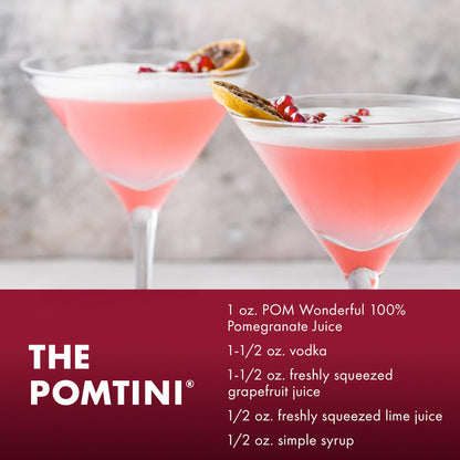 POM Wonderful 100% Pomegranate Juice, 8 Fl Oz (Pack of 8)