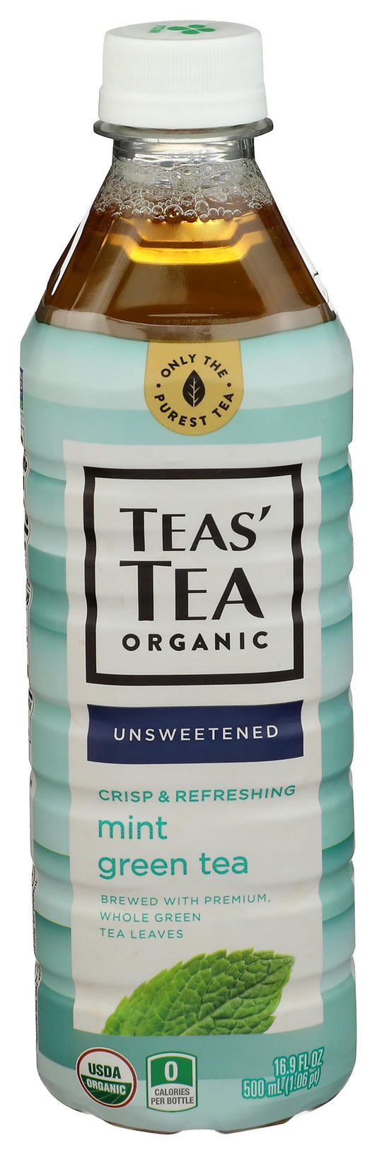 TEAS' TEA Organic Mint Green Tea, 16.9 FZ