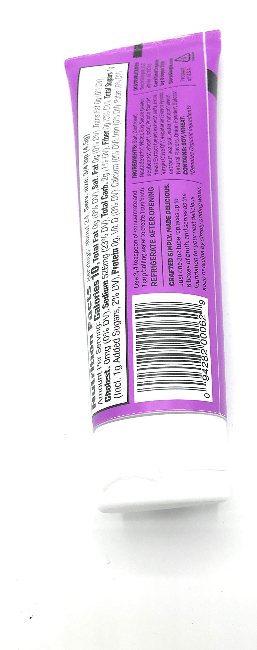 Born Simple Organic Beef Style Broth Concentrate, 3 OZ