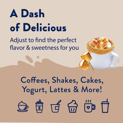 Jordan's Skinny Mixes Sugar Free Coffee Syrup, Toasted Marshmallow Coffee Flavoring Syrup, Zero Calorie Drink Mix, Lattes, Baking, Protein Shake or Cocktail, Dairy & Gluten Free, Kosher, 25.4 Fl Oz