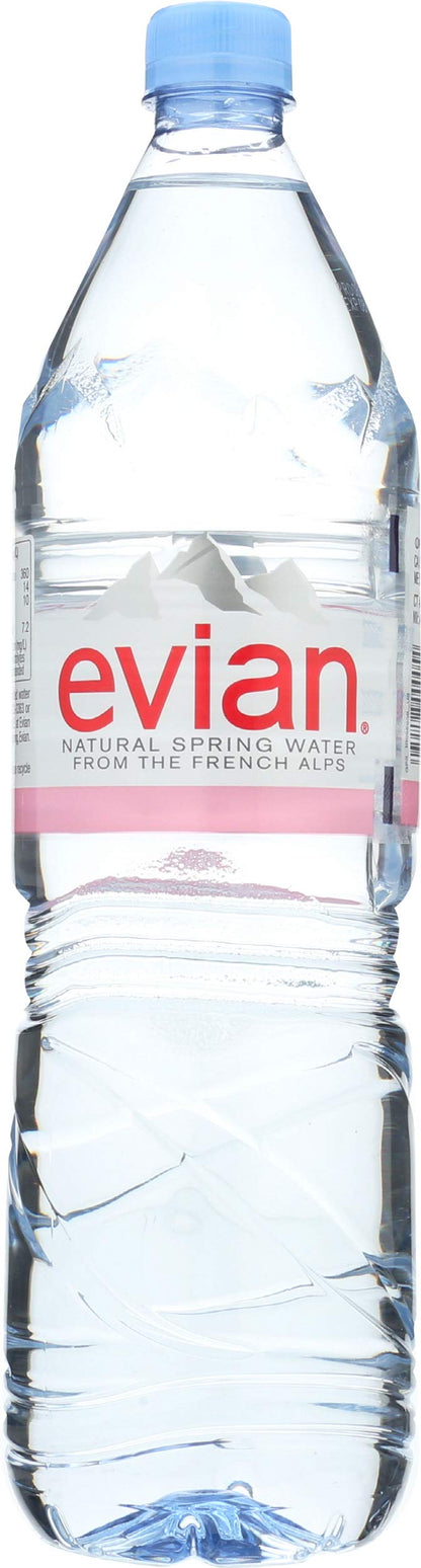 EVIAN Natural Spring Water, 50.7 FZ