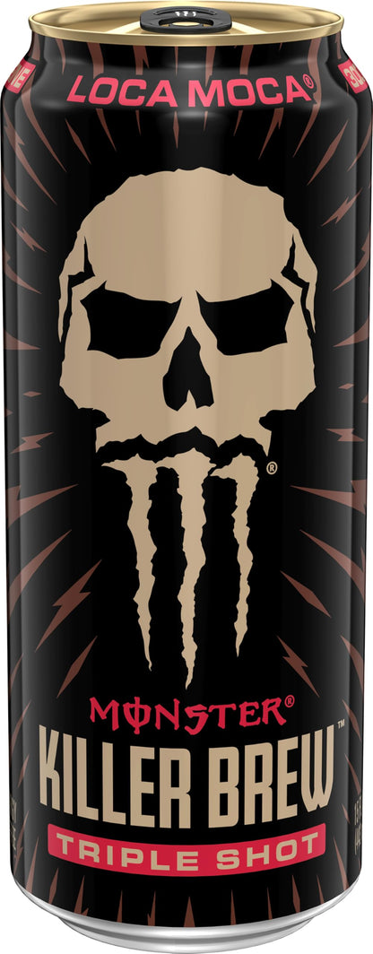 Monster Energy Killer Brew Loca Moca, 15 Fl Oz | Pack of 12