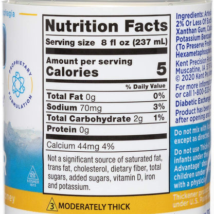 Thick-It Clear Advantage Thickened Water - Moderately Thick/Honey, 8 oz Bottle (Pack of 1)