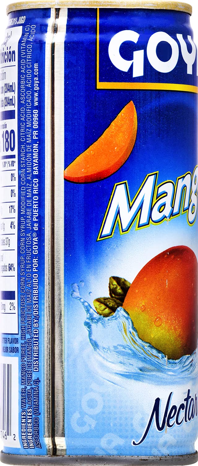 Goya Foods Mango Nectar, 9.6 Fl Oz (Pack of 24)