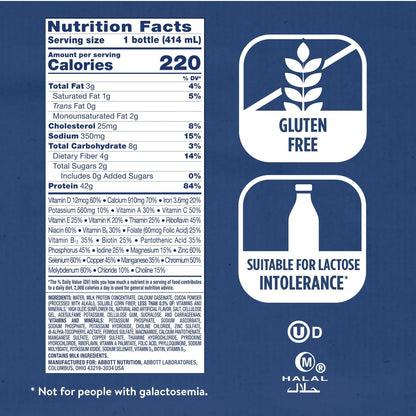 Ensure Max Protein Shake | 42g Complete Protein | Milk Chocolate | Ready to Drink | High Protein | 23 Vitamins & Minerals | 2g Sugar | 14 fl oz, 12 Pack