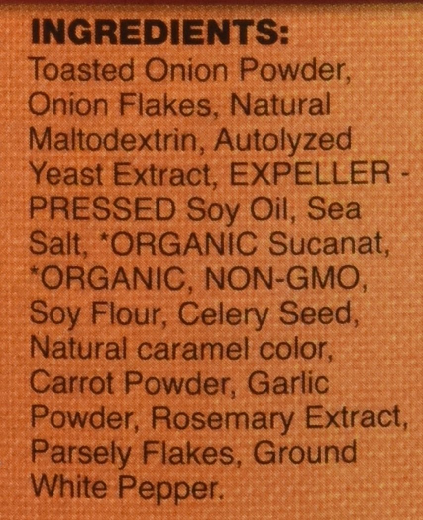 Vogue Cuisine Onion Soup & Seasoning Base 12oz - Low Sodium, Gluten Free, All Natural Ingredients