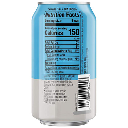 Stubborn Soda, Agave Vanilla Cream Soda, 12 Fl Oz Cans (Pack of 12)