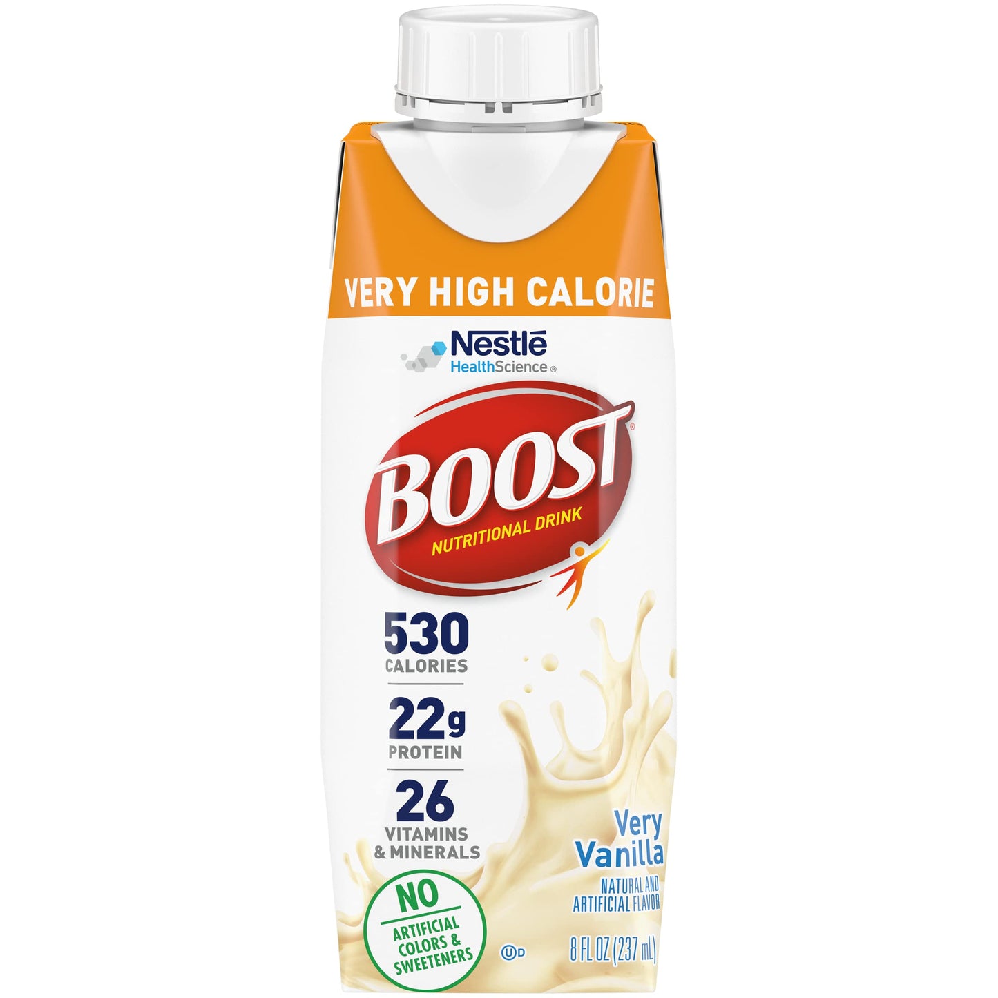 Boost Very High Calorie Vanilla Nutritional Drink 530 Calorie (Pack of 24) & Ensure Max Protein Nutrition Shake 30g Protein (Pack of 12) Bundle