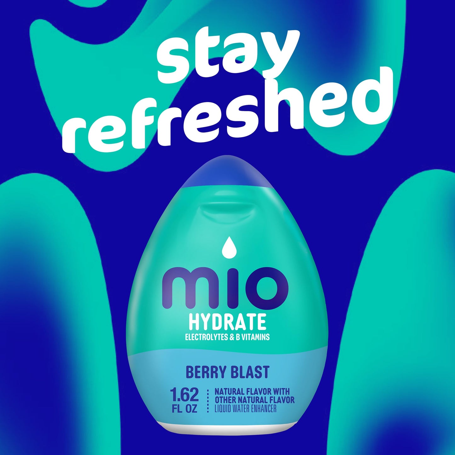 MiO Sport Berry Blast Naturally Flavored Liquid Water Enhancer with Electrolytes & B Vitamins, 1.62 fl oz Bottle