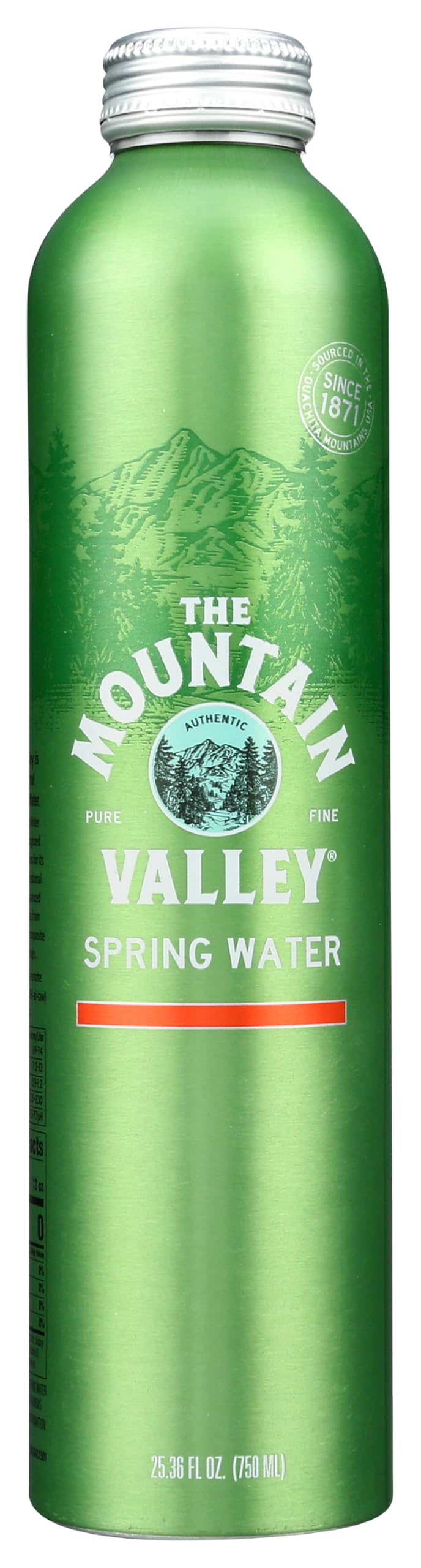 MOUNTAIN VALLEY WATER Spring Water, 25.36 FZ