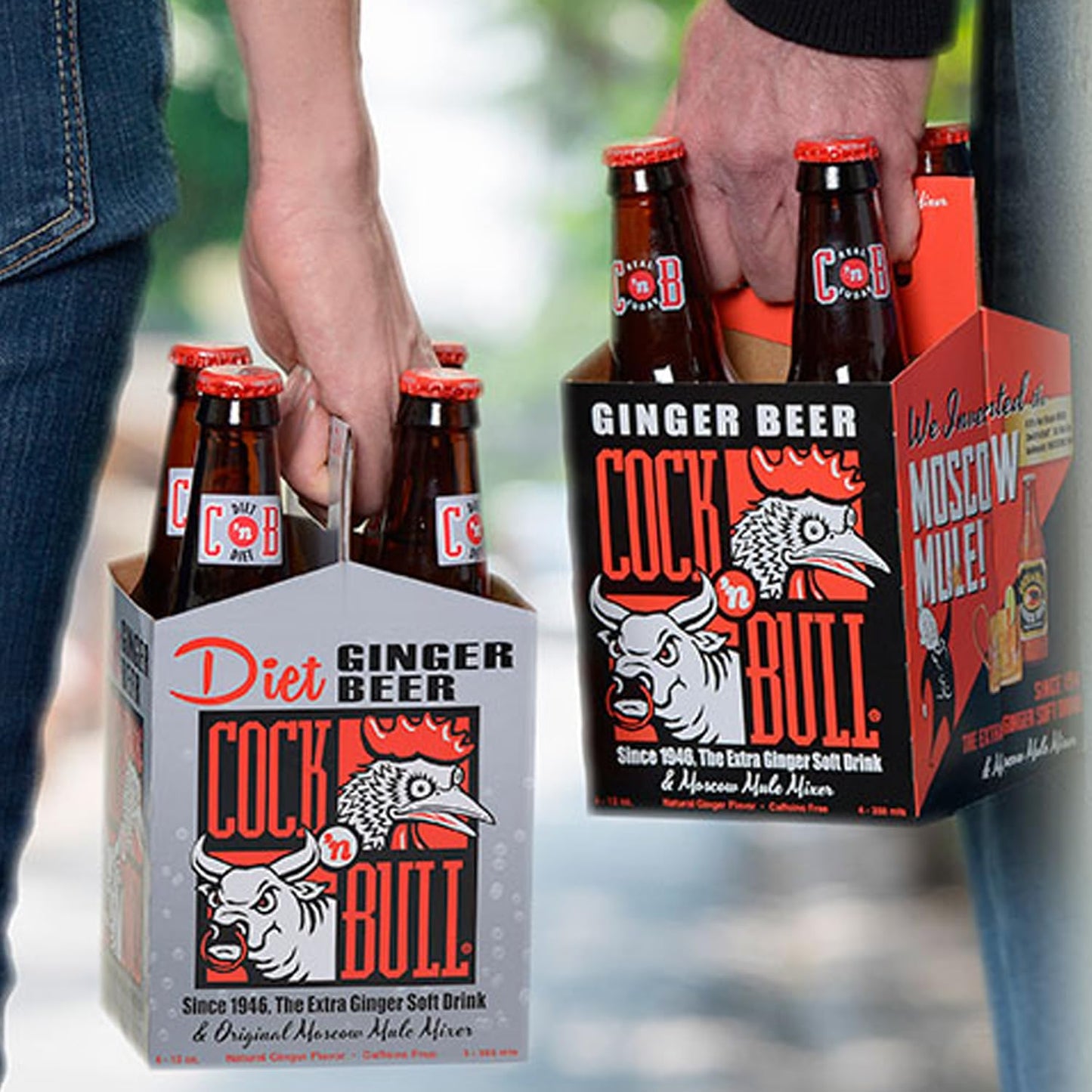 Cock n Bull Apple Ginger Beer 24 Pack 12oz Soda Bottles - Ideal Mixer for Cocktails, Mocktails, and Bartenders - Premium Quality for Perfect Mixed Drinks - Refreshing Flavor Profile- Made In USA