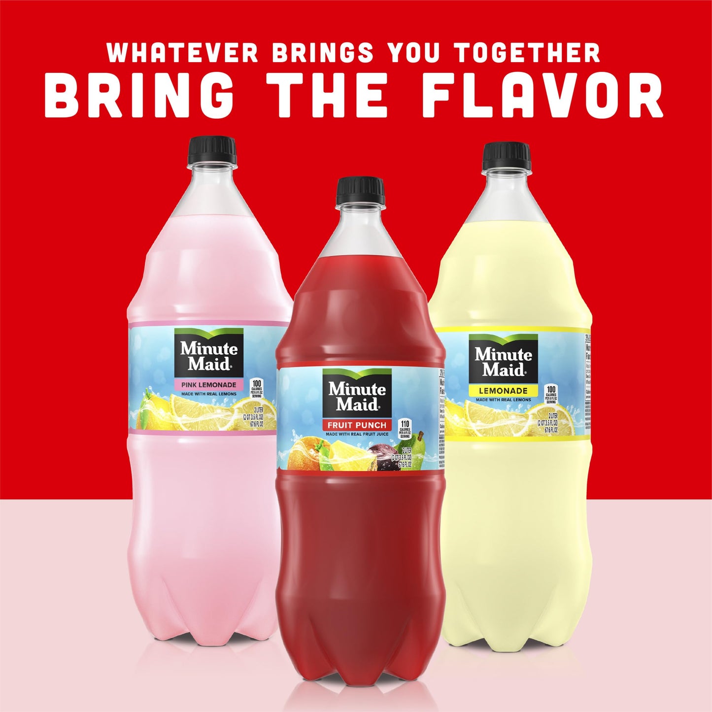 Minute Maid, Lemonade Made With Real Lemons, 2 Liters Bottle