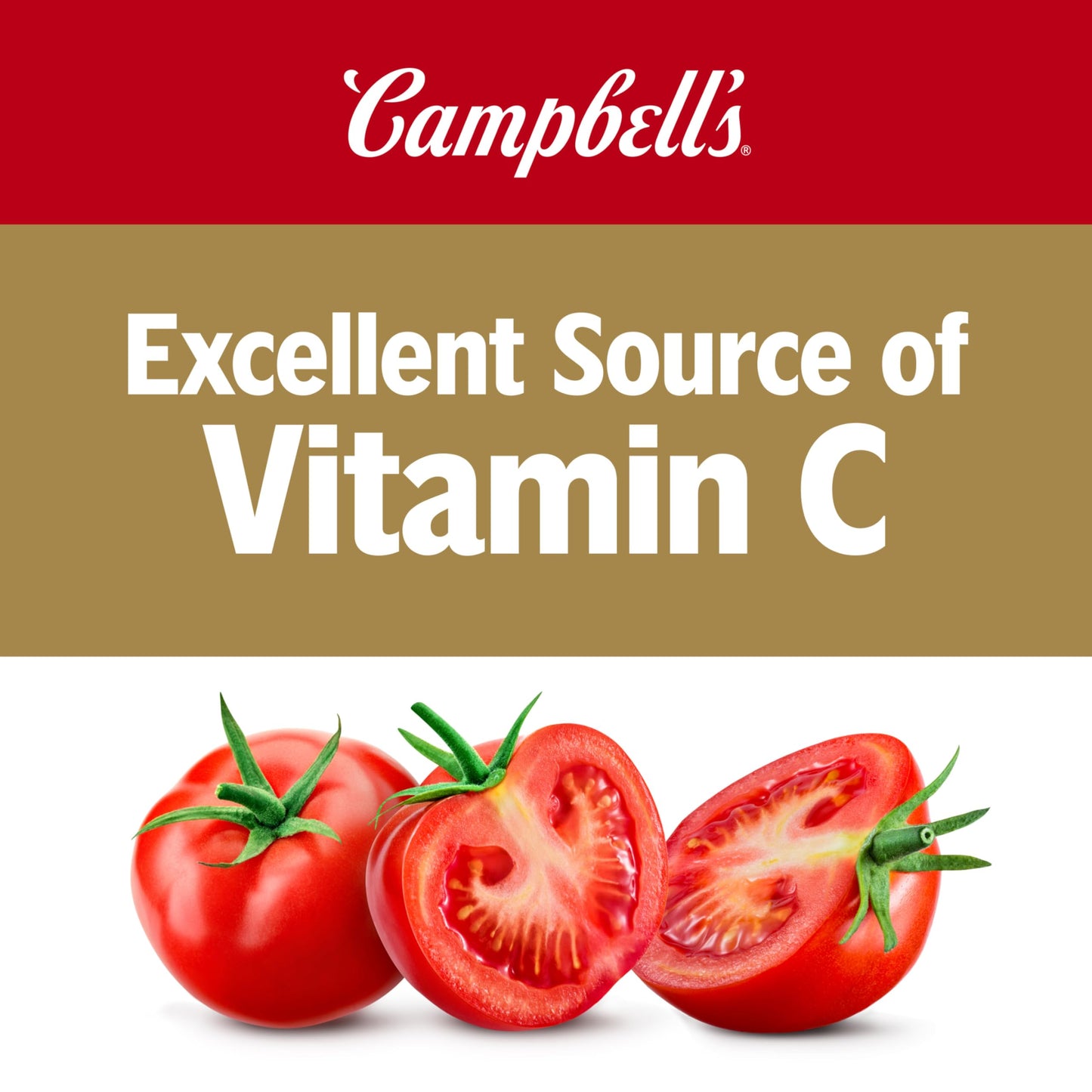 Campbell's 100% Tomato Juice, 5.5 fl oz Can (6 Pack)