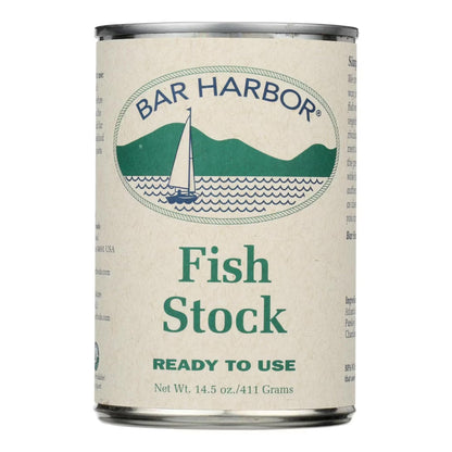Bar Harbor Fish Stock, 14.5 oz (411g) – Ready-to-Use Haddock Stock, Chef-Favorite for Risotto, Rice & Pasta