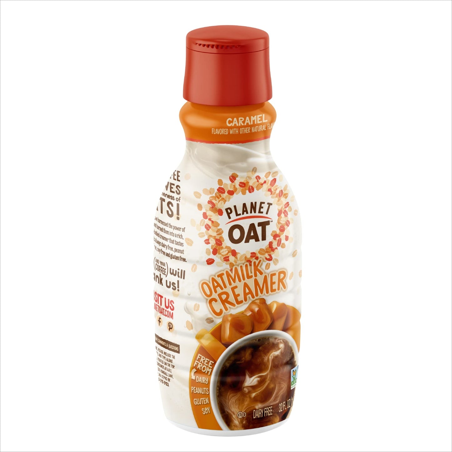 Planet Oat Planet Oat Caramel Coffee Creamer, 32oz., 32 Fl oz