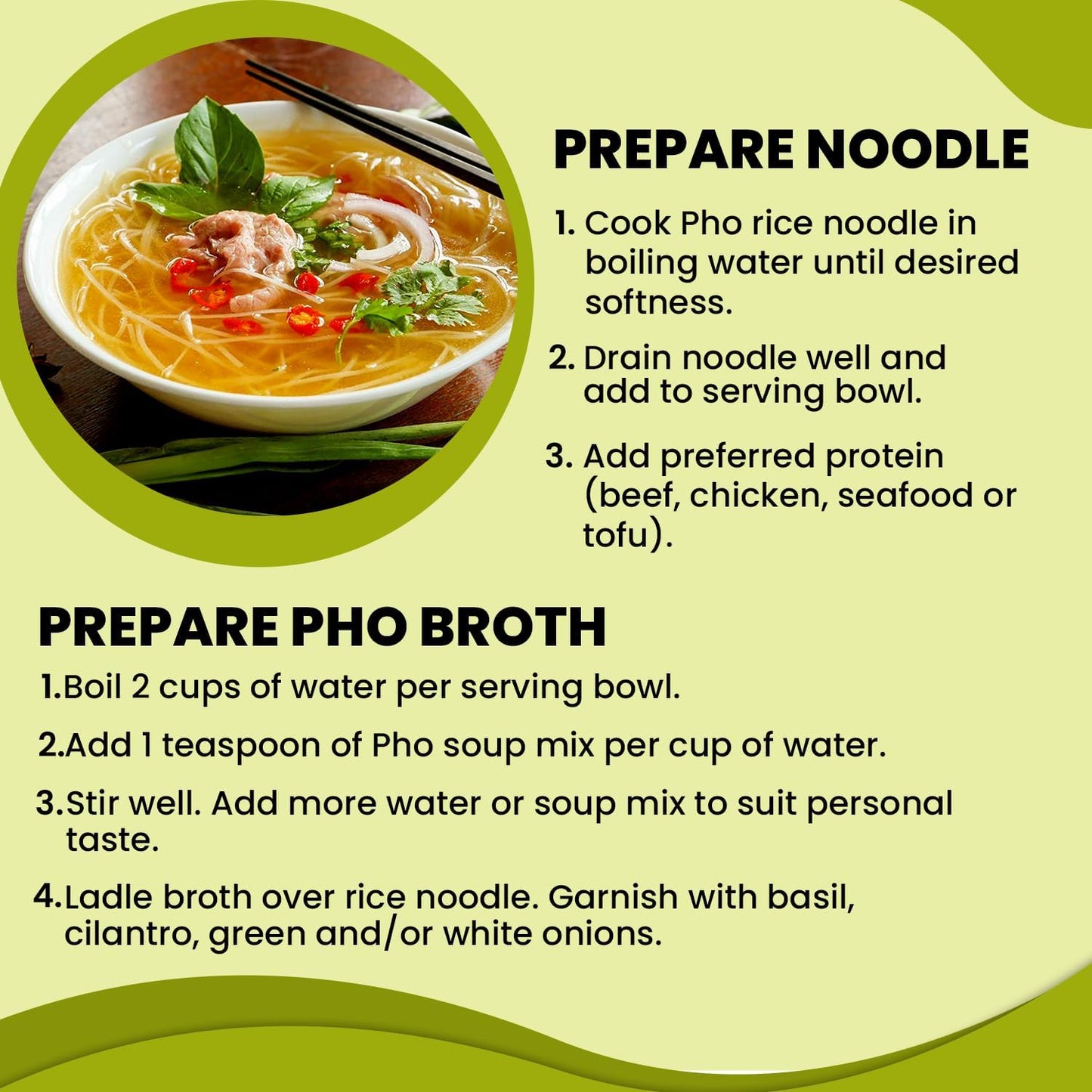 Essence of Lotus Instant Beef Pho Soup Mix — Ready-to-Eat Flavorful, Restaurant-Quality Pho broth, Made in the US (Beef Pho Soup Mix, 1-Pack)