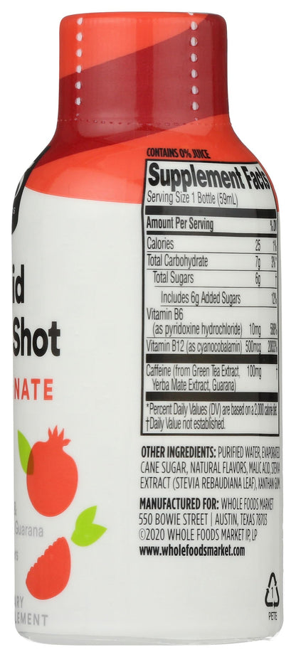 365 by Whole Foods Market, Liquid Energy Shot, Pomegranate, 2 fl oz