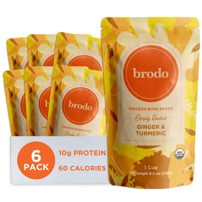 Brodo Broth Bundle with Variety Pack and Deeply Rooted Chicken Broth, 8.3 oz (12 Cups Total)