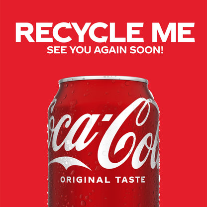 Coca-Cola Fridge Pack Soda Soft Drink, 12 fl oz Cans, 12 Pack - Classic Cola Soda Cans