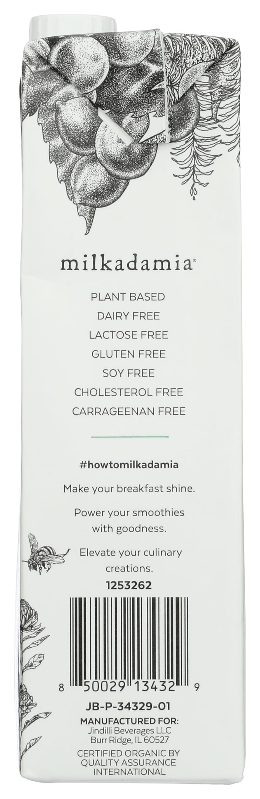 Milkadamia Organic Artisan Macadamia Milk 32 FO