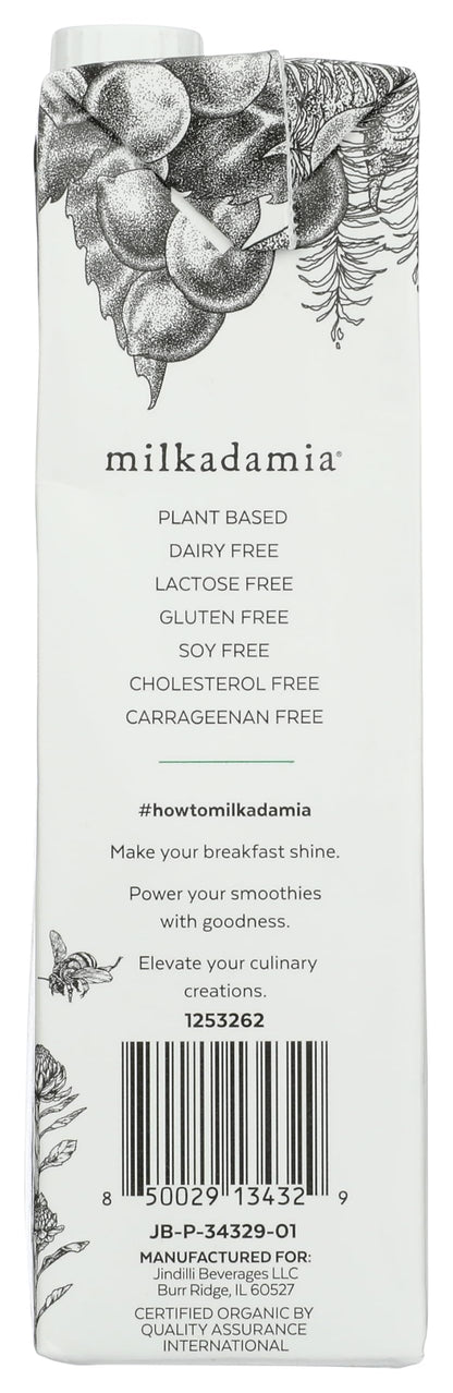 Milkadamia Organic Artisan Macadamia Milk 32 FO