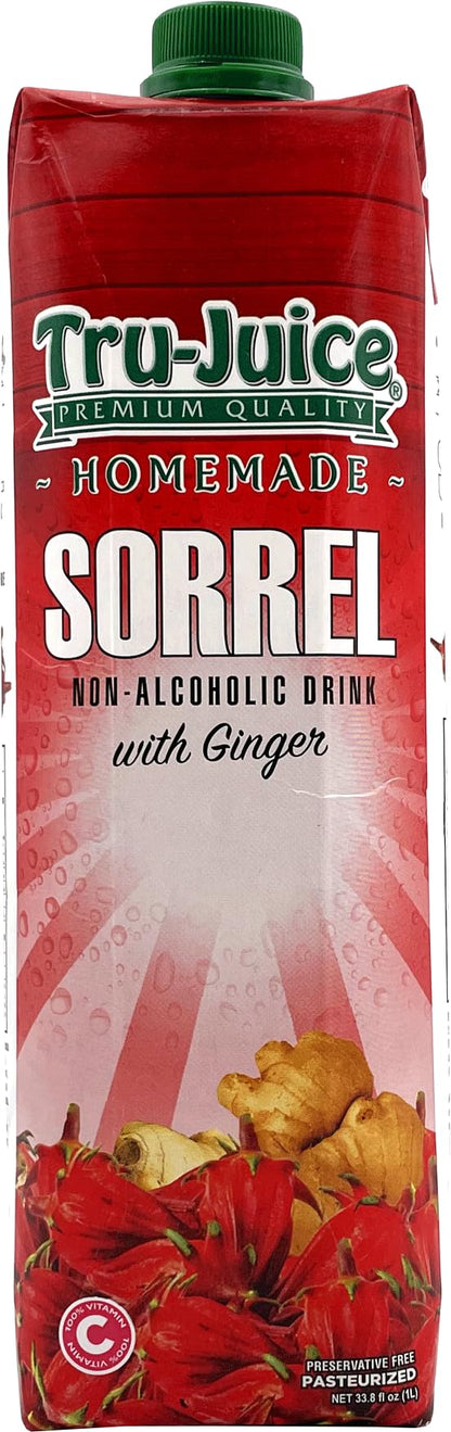 Tru-Juice Homemade Sorrel/Ginger, 1 Liter