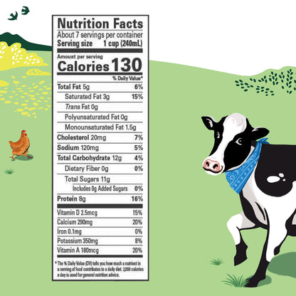 Organic Valley Grassmilk 100% Grass Fed 2% Reduced Fat Milk, Organic, 59 fl oz
