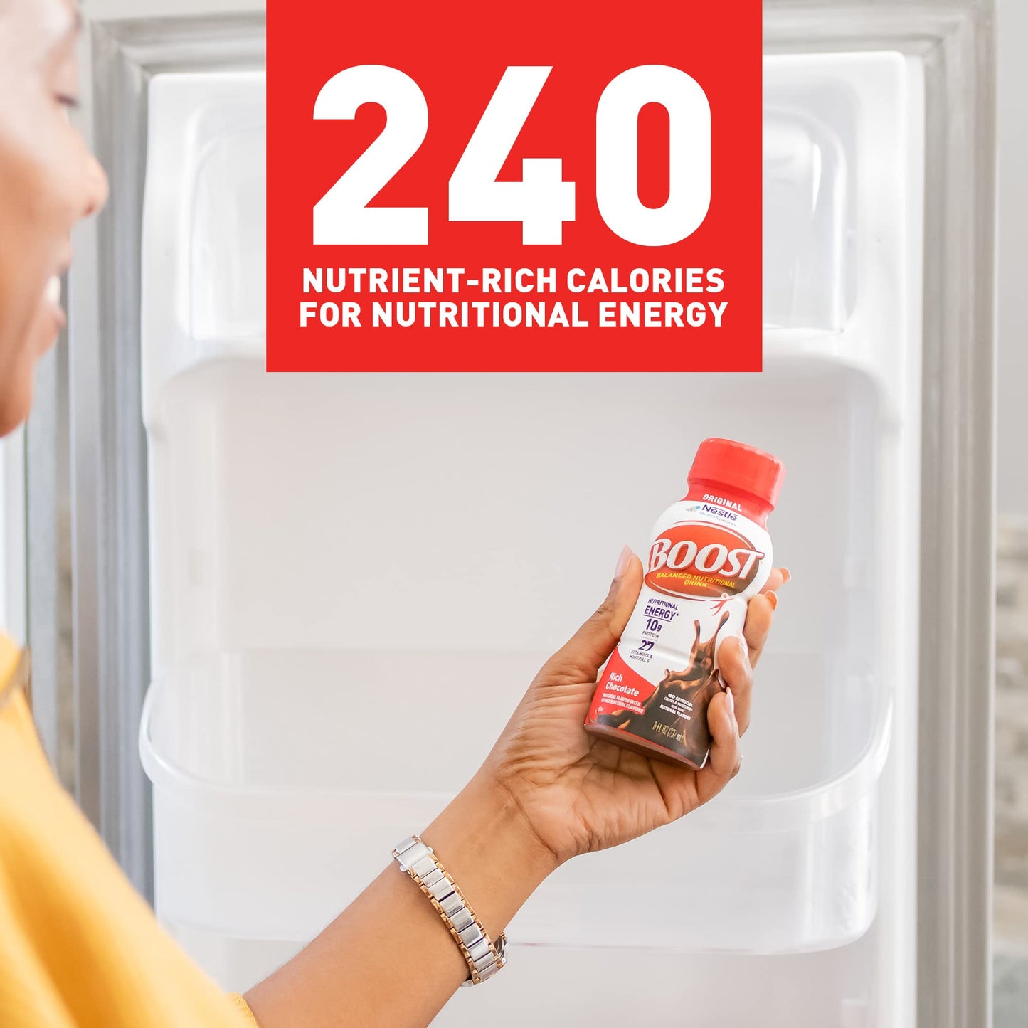 BOOST Original Ready to Drink Balanced Nutritional Drink, Rich Chocolate, 8 FL OZ (Pack of 6)