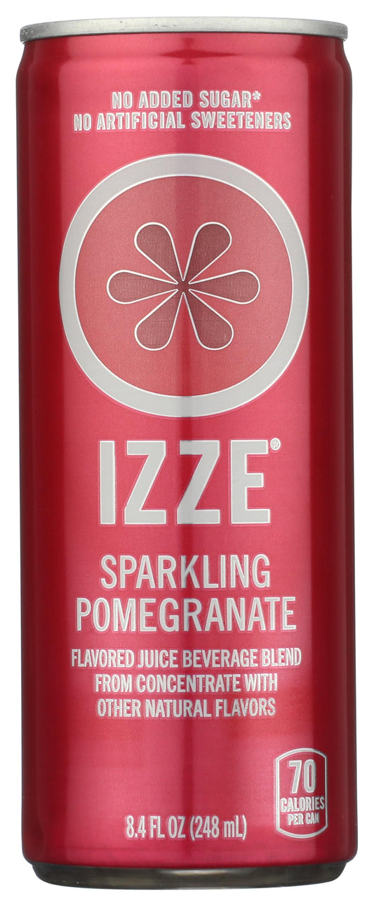 IZZE sparkling Juice, Pomegranate, 8.4 oz can