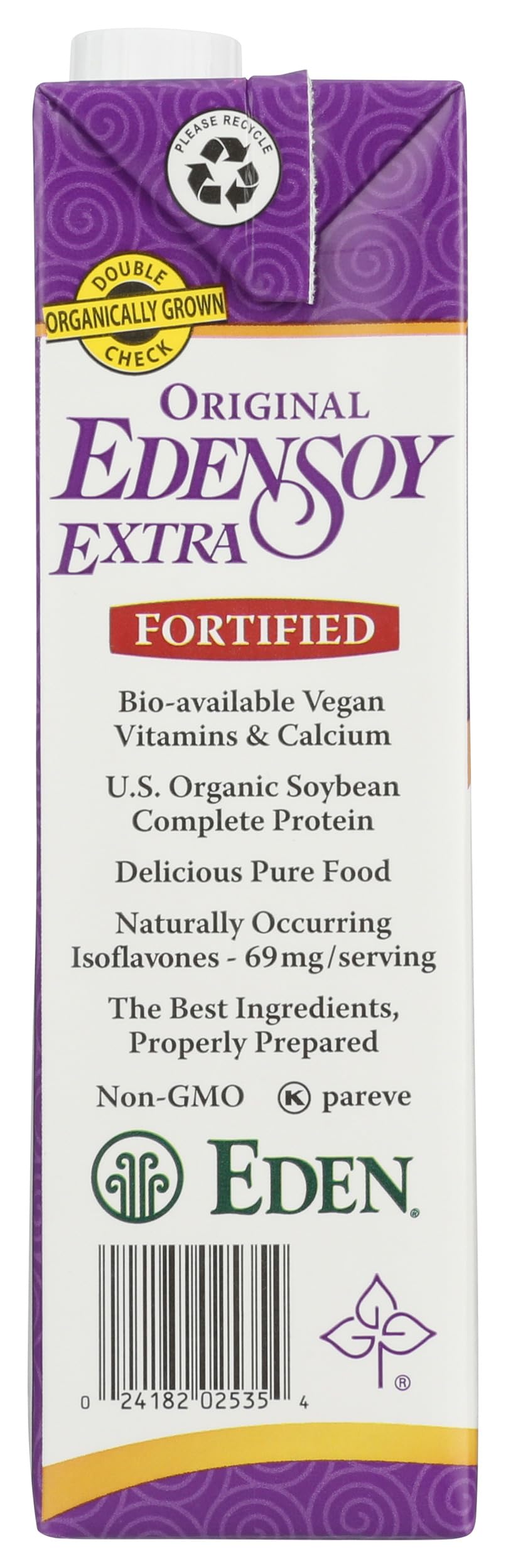 Eden Foods Extra Organic Original Fortified Soymilk, 32 oz