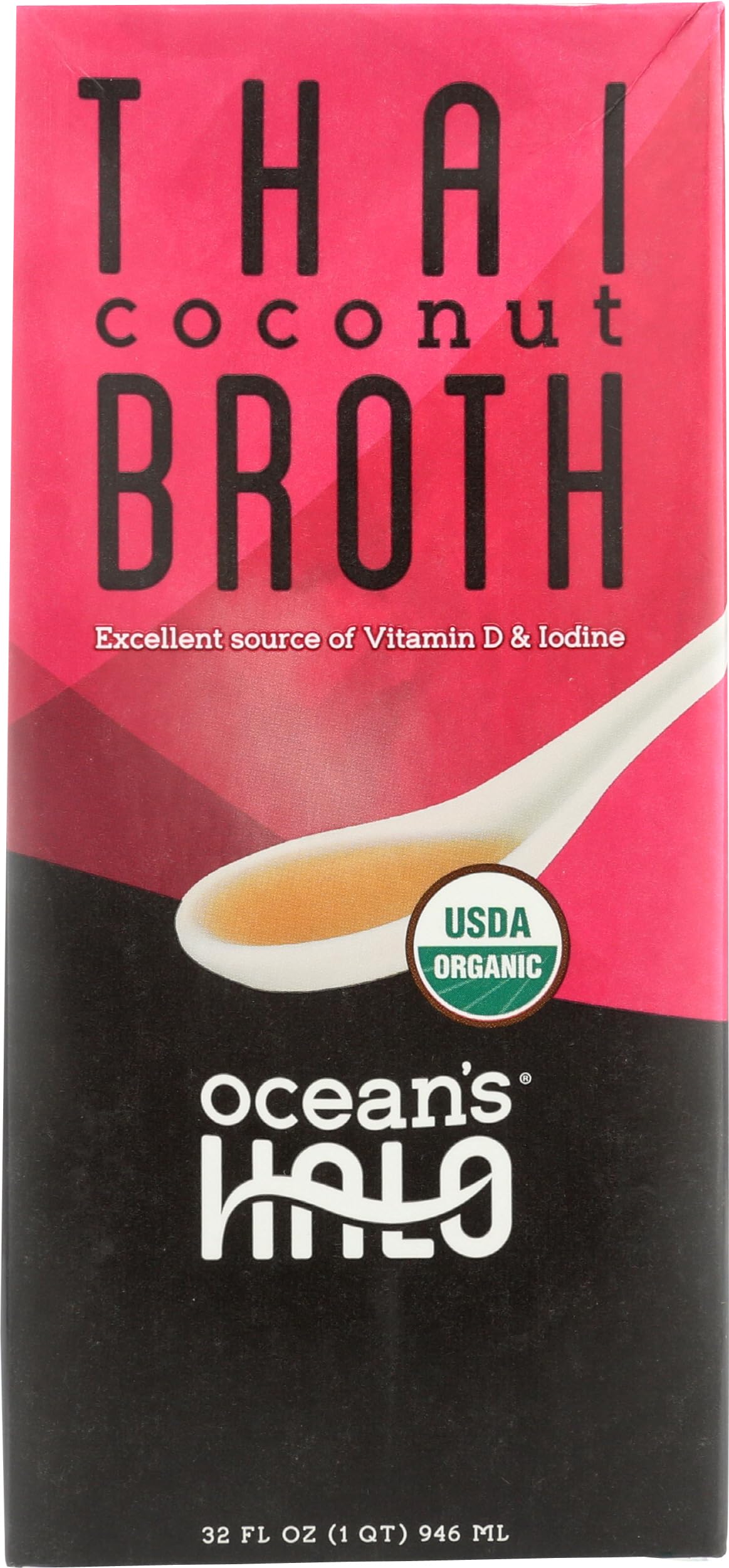 Ocean's Halo, Organic and Vegan Thai Coconut Broth, 32 Fl Oz