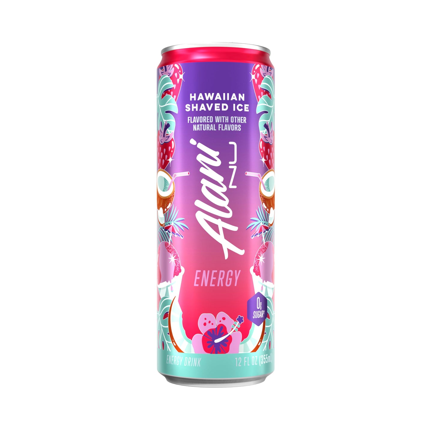 Alani Nu Hawaiian Shaved Ice Sugar Free Energy Drink Can