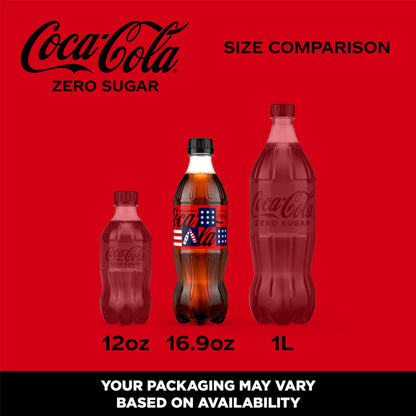 Coke Zero Sugar Diet Soda Soft Drink, 16.9 fl oz, 6 Pack