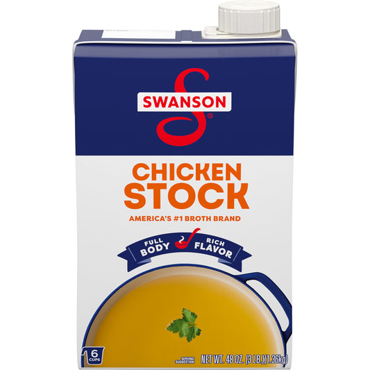 SWANSON S Chicken Stock, 48 oz Carton