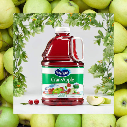 Ocean Spray Juice Drink, Cran-Apple, 3 Liter Bottle (Pack of 2)