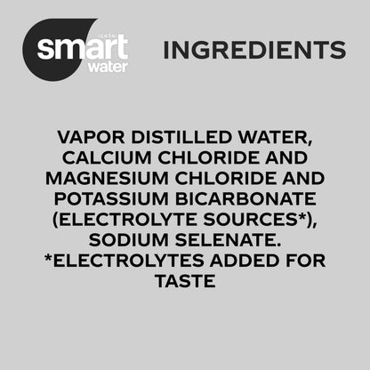 Smartwater Alkaline + Antioxidant Aluminum Can 12oz 8pk