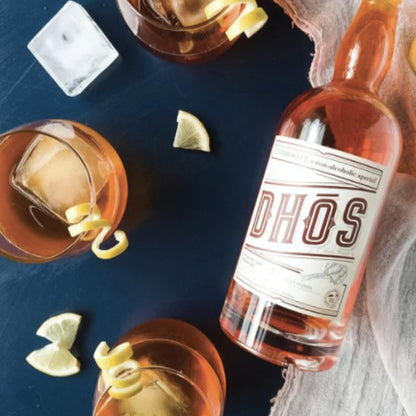 Dhos Handcrafted Non-Alcoholic Bittersweet w 15 Pack Fever Tree Elderflower Tonic Water - Keto-Friendly, Zero Sugar, Zero Calories, Zero Proof - 750 ML - Perfect for Mocktails - Made in USA