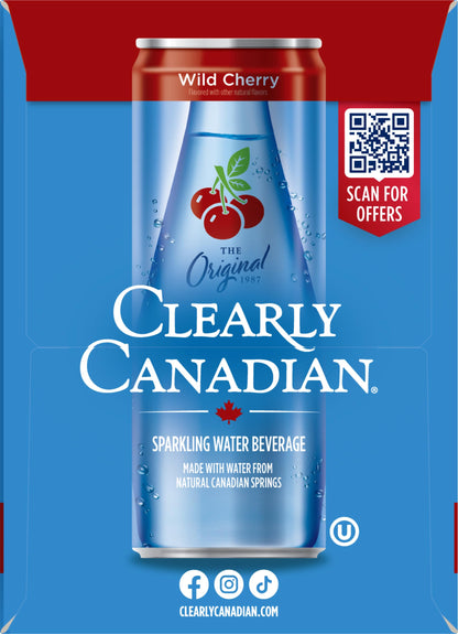 Clearly Canadian Wild Cherry 6pk Cans