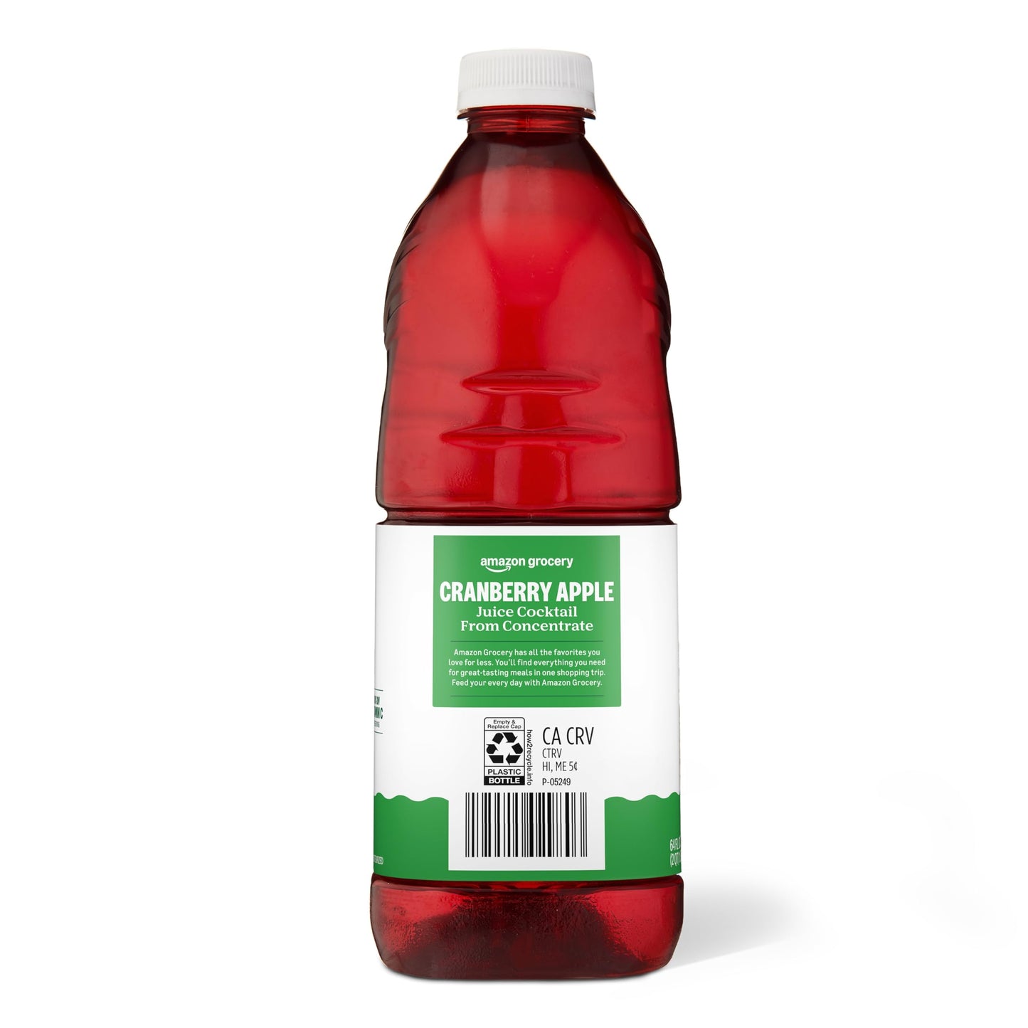 Amazon Grocery, Cranberry Apple Juice Cocktail, 64 Fl Oz